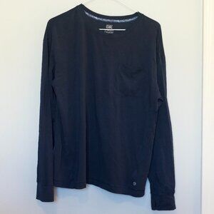 Athleta Girl Navy Supima Oversized Top Size XXL/16